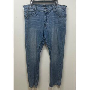 Nautica straight fit stretch medium wash jeans 38x30